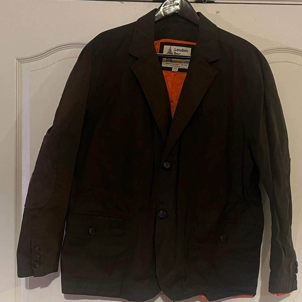 London Fog Black Military Jacket
